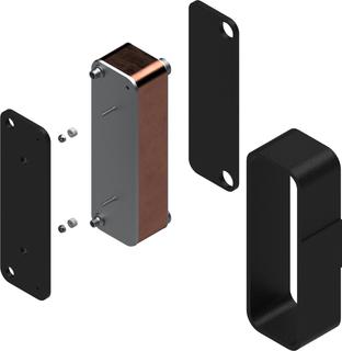 BOSCH Ersatzteil TTNR: 8738214467 Plattenwärmetauscher + Isolierung