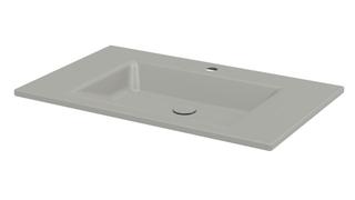 Einbau-Waschtisch BetteAqua A071 80x49,5cm, HLW1, stone