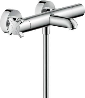 hansgrohe Wannen-THM Axor Citterio E AP, Ausl. 177mm, 2 Verbraucher, chrom