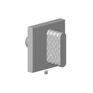 DO Griff für Unterputz Wand ERSATZTEILE 90207005301 60 x 60 x 40 mm Chrom