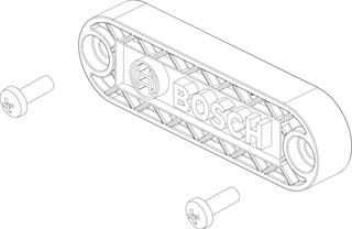 BOSCH Ersatzteil TTNR: 87186497490 Klappe