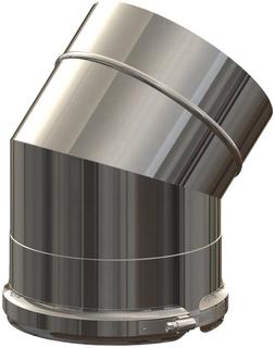 MHG Abgas-Bogen DN 125/190, 45 Grad