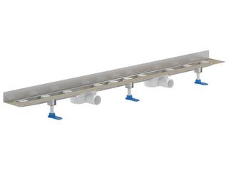 Dallmer Duschrinne CeraLine Nano W Duo 1300, L1 1300/L2 1400/L3 500mm, DN 50