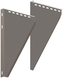 AT Konsolbleche DN250/315, WA 50-150mm Edelstahl gebürstet