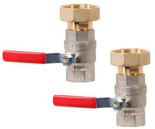 Tuxhorn Kugelhahn-Set tubra DN 25, ÜWM G 1 1/2xRp 1