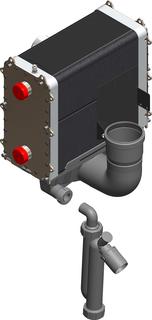 ATEC Wärmetauscher-Set GPH HP 28 eMAX b 5000 PA Förderdr., f Blockheizkraftw.