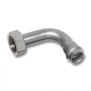 Sanha Bogen NiroTherm 91002M 90G, Innenpressende/ÜM, 18mmx3/4"