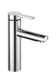 Keuco WT-Einhebelmischer 130 Plan blue Ausl. 125mm, o. Abl-Garnitur, Edelstahl