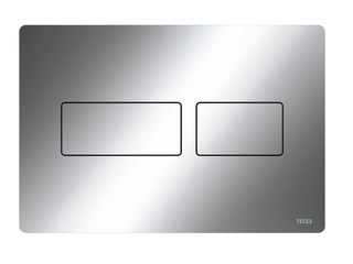 TECE WC-Betätigungsplatte TECEsolid chr gl, 220x150x6mm, f Zweimengentechnik