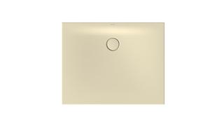 Duschfläche BetteFloor Side 3388 100x80cm, Mini-Wannenträger, cream