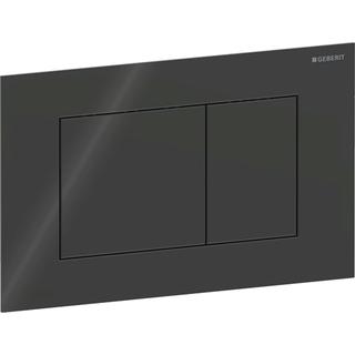 Geberit Betätigungsplatte Sigma40 Square, schwarz, für 2-Mengen-Spülung