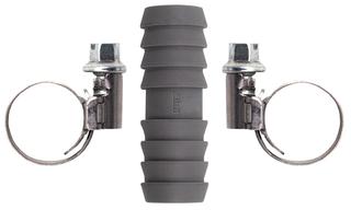 Airfit Schlauchkupplung 12mm, PP, PN 6, m 2 ES Schlauchschellen