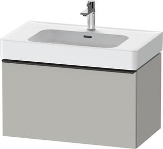 Duravit Waschtisch-Unterschrank D-Neo 78,4x45,2cm, sw/gr ma, 1 Ausz., wandh
