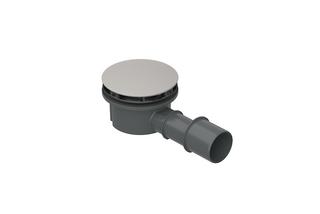 Bette Ablaufgarnitur B568-BetteCompact+ silver, seitlich 0,5 l/sek.