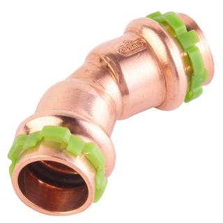 AIPS Bogen VSH SudoPress SP5041V 15mm, 45Grad, I/I, Kupfer, EPDM-O-Ring