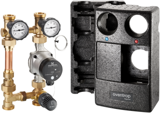 Oventrop Anbindesyst. Regum. FR-180 DN 25, Grundfos-Pumpe ALPHA2 25-60 N