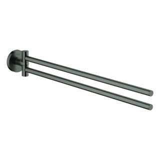 GROHE Handtuchhalter Essentials 43,9cm, 2-ar, schw, verd Bef., h gr geb.