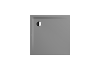 Kaldewei Duschwanne SUPERPLAN 1848-2 90x90x2,5cm, mit Träger, grey40