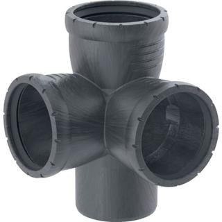 Geberit Eckabzweig Silent Pro DN 90/90/90, 87,5Grad, hochschalldämmend