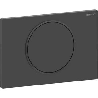 Geberit Betätigungsplatte Sigma10 Round Pl/T schwarz, für Spül-Stopp-Spülung
