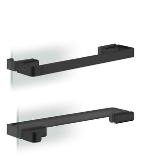hansgrohe Duschtürgriff Axor universal 444mm, mattschwarz