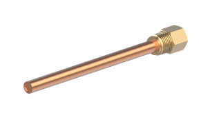 Danfoss Tauchhülse AVTB Messing Rp 1/2xm 14x1mm