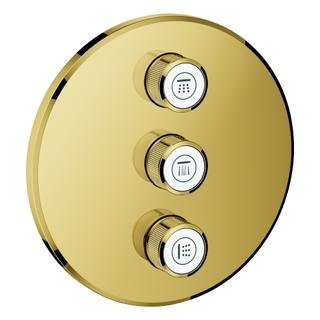 GROHE Fertigset Grohtherm Smartcontrol UP-Ventil, 3-fach, rund, cool sunrise