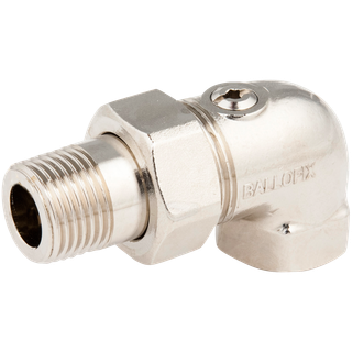 AIPS Winkel-HK-Verschr. Ballofix B3833 R1/2xG1/2, Messing, verchromt