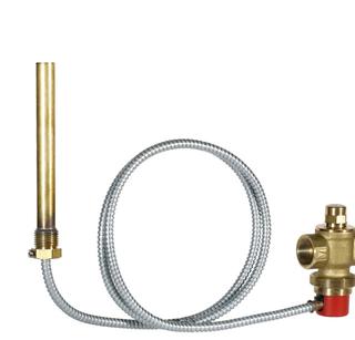Resideo Ablaufsicherung TS131 RP 3/4, th, MS, 95GradC, SR 1300mm gepr.