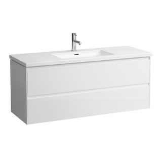 Laufen Waschtisch-Unterbau LANI 128,5x51,5x47cm, 2 Schubladen, weiß matt