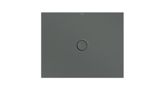 Duschfläche BetteFloor 5491 100x80cm, Mini-Wannenträger, smoke