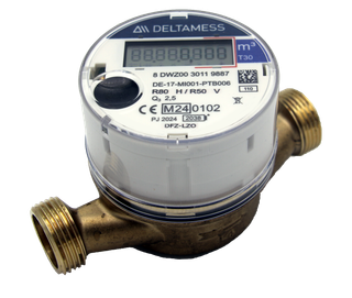 Deltamess Wasserzähler T30 smart i OMS AP, kalt/warm, G 3/4x110mm, Q3 2,5 cbm/h