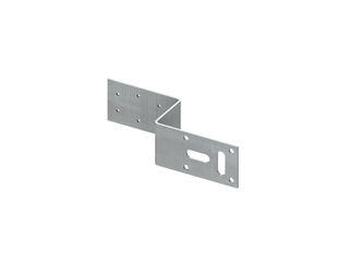 TECE Halter TECEflex 1-fach, gewinkelt, verzinkt