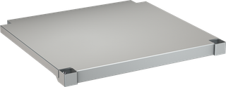 AR Ablage, MAXIMA, Edelstahl, für Untergestell, 1986x655 mm