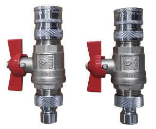 UWS Schlauchabschluss-Set 2x Gewindestecker, 2x KH, 2x Steckkupp.