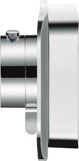 hansgrohe Fertigmontageset Axor One UP-Thermostat., 2 Verbr., Edelst.-Optik