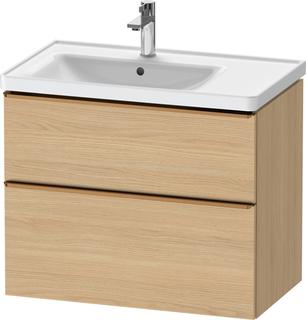 Duravit Waschtisch-Unterschrank D-Neo 78,4x45,2cm, 1 Kast, B L, b geb/Ei Nat