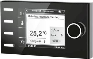 Wolf Bedienmodul BM-2 o. Außenfühl., sw, f Regelung WRS-2