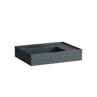 Laufen Waschtisch KARTELL 60x46cm, Ab re, o. ÜL, o. Hahnl., gra ma