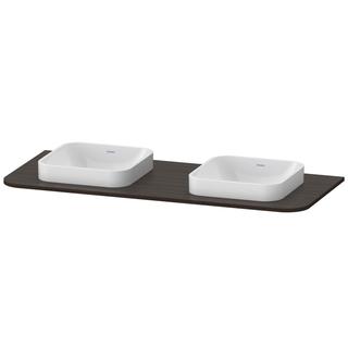 Duravit Waschtisch-Konsole Happy D.2 Plus 130 x 55 cm, mit 2 Ausschnitten