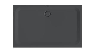 Duschwanne BetteUltra 5967 160x100x3,5cm, Mini-Wannenträger, raven