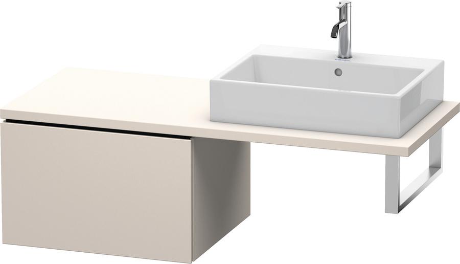 Artikelbild 1 des Artikels „Duravit Unterschrank L-Cube 62x54,7cm, Tau ma, für Konsole, 1 Auszug 62 x 54,7 cm | taupe matt“