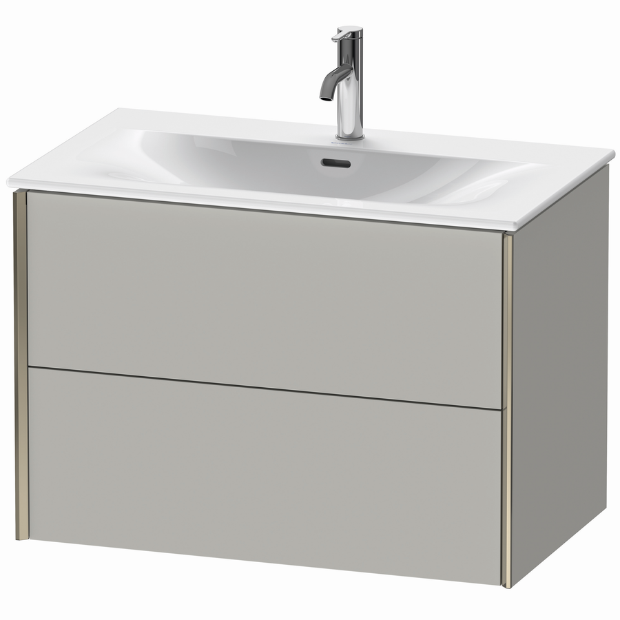 Artikelbild 1 des Artikels „DU WTU XViu wandhängend,557x810x480mm 2SK.,champ.matt/betongrau matt ES Nussb “