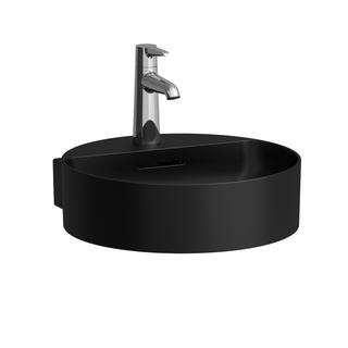 Laufen Handwaschbecken VAL 40x42,5cm, o. Hahnl., o. ÜL, sw matt