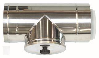Vaillant Revisionsstück DN 110/160, f Fassadenverl., PP/Edelst.