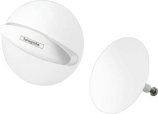 hansgrohe Fertigmontageset Flexaplus Ab- und Überlaufgarnitur, mattweiß