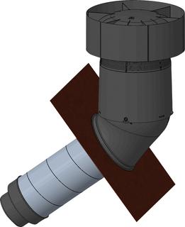 BOSCH Dachdurchführung DDF-S160 DN 160, Schrägdach