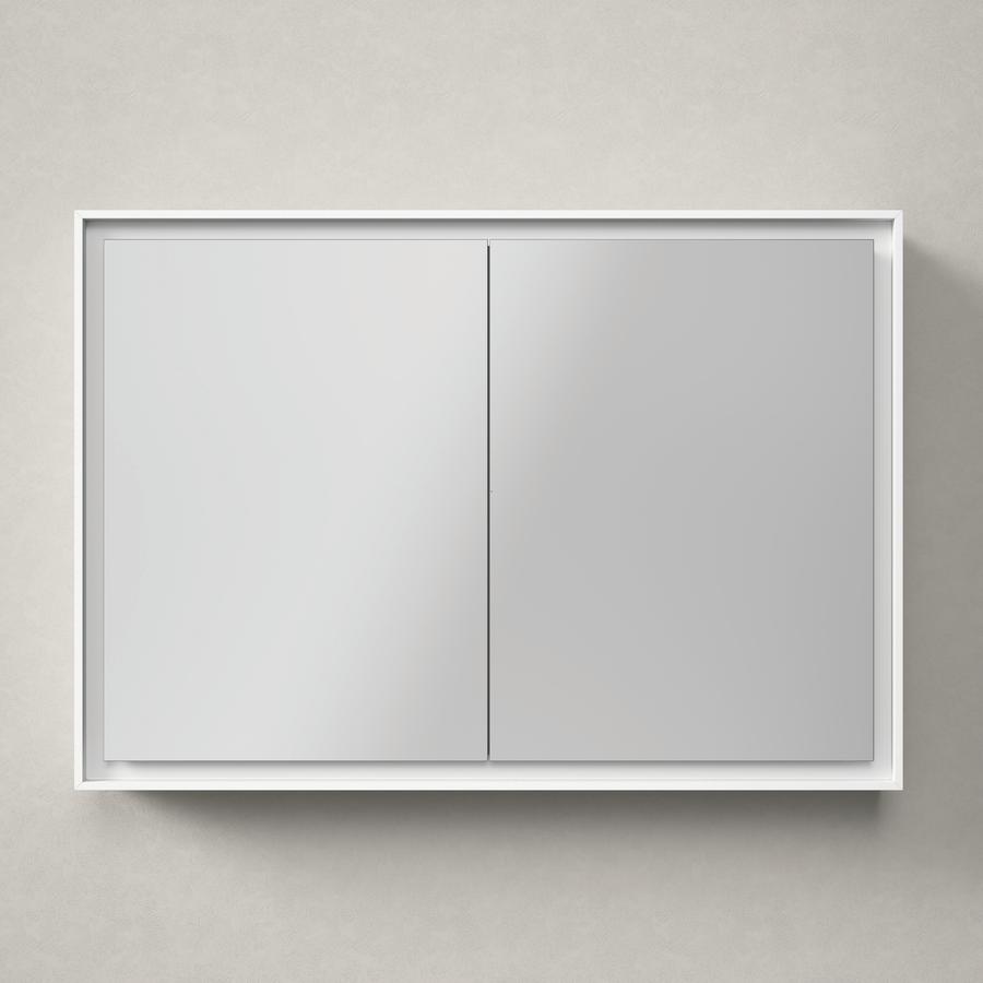 Artikelbild 8 des Artikels „Duravit Spiegelschrank L-Cube 100x70x15,5cm, gra ma, Türanschl. re/li 100 x 70 x 15,5 cm | graphit matt“