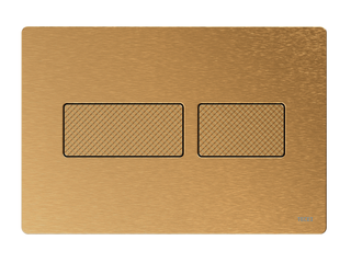 TECE WC-Betätigungsplatte TECEsolid MS ge, R-Strukt., 220x150x6mm, 2-Meng.