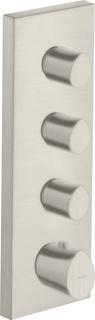 hansgrohe Fertigset Axor Starck Organic UP-Thermostat., 3 Verbr., Edelst.-Optik